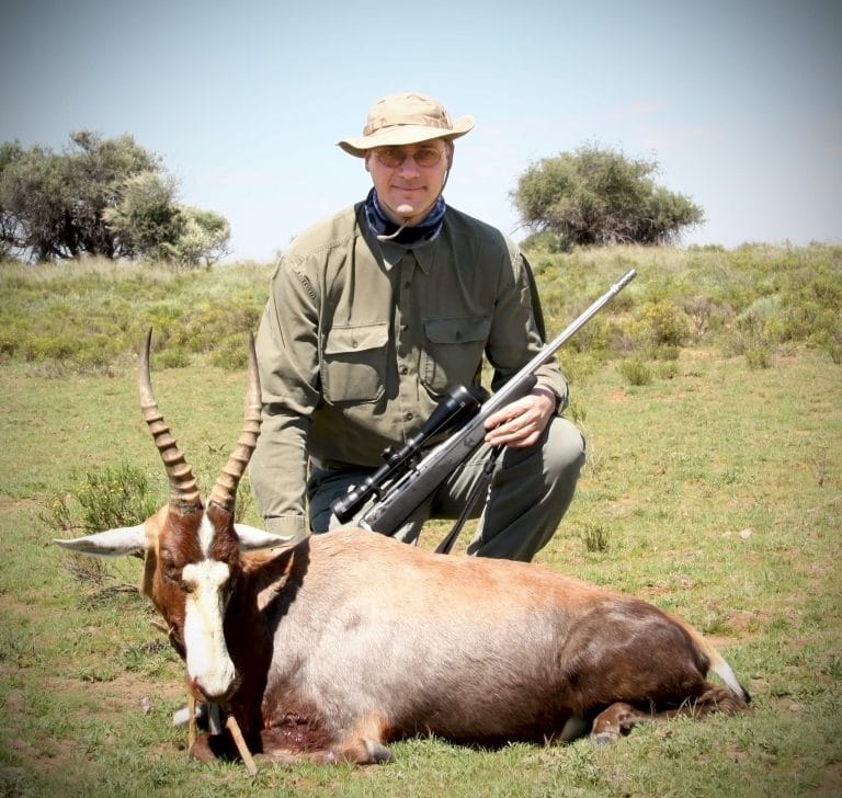 Hunting in Africa for Blesbok
