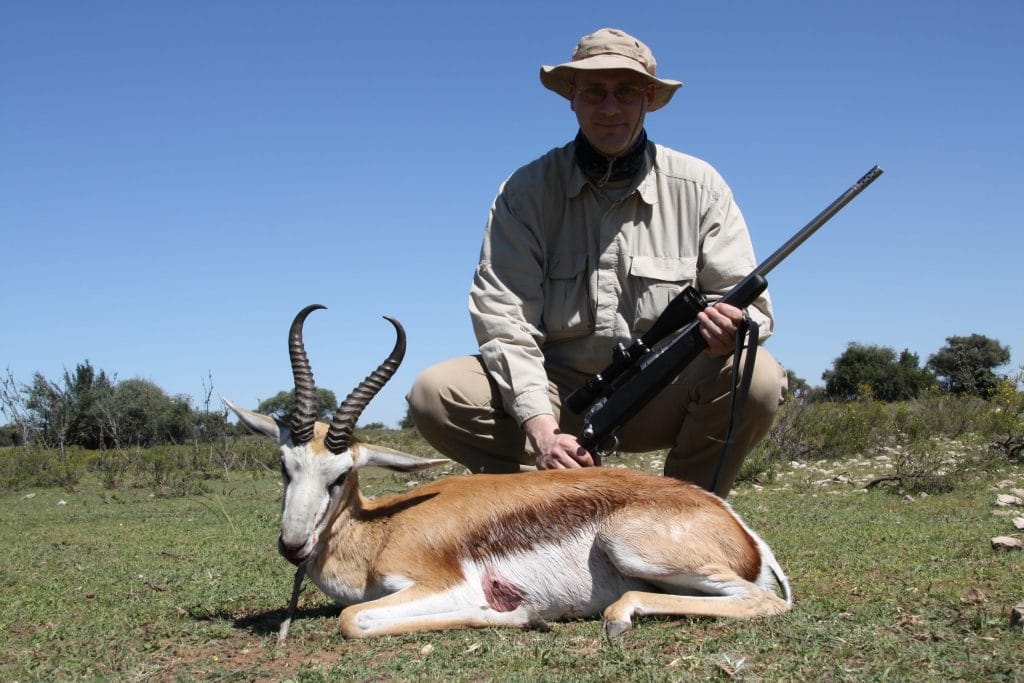 Springbok Getting Shot Hunting Africa for Springbok - WILD Jaeger